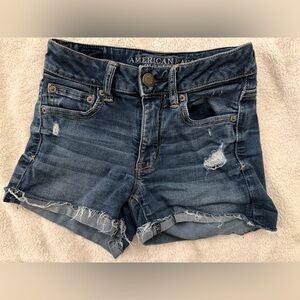 American Eagle High Rise Jean Shorts